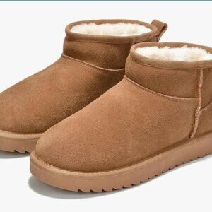 Project Cloud 100% Genuine Leather Ankle Boots for Women - Water Resistant